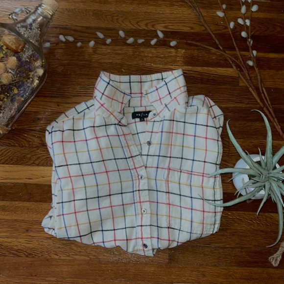 🦢Vintage Plaid Button Up🦢 - Picture 2 of 2